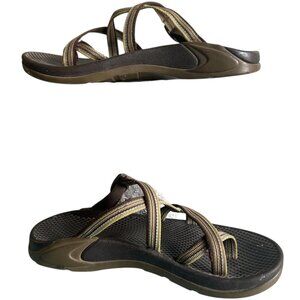 Chaco Womens Chaco Slip On Strappy Sandals Size 7 Gorpcore Water Shoes Hiking